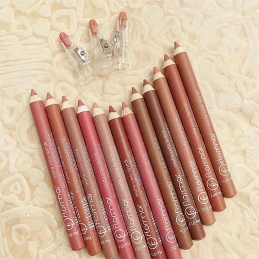 Trending & Beautiful Lipstick Pencil Matte Colors (Pack of 12)