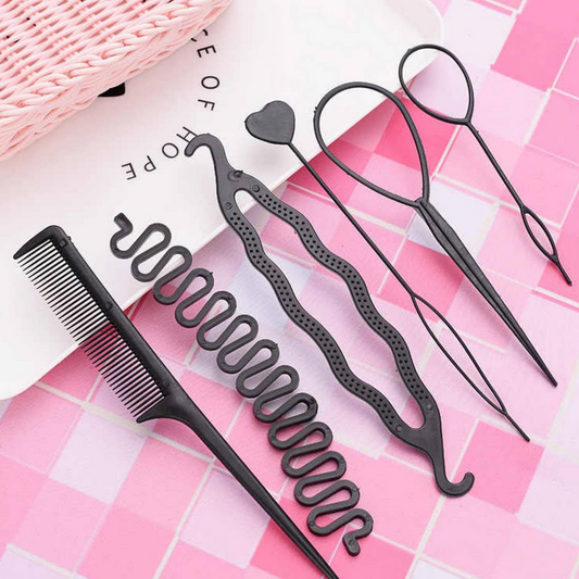 6 Pcs Hair Styling Tools Hair Accessories , Hair Styling Comb Set, Hair Care Kit,